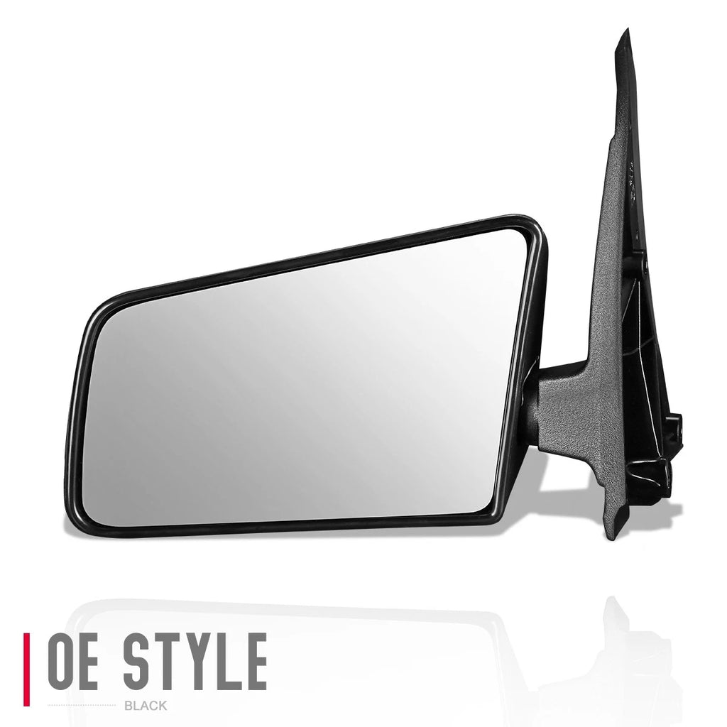 OE Style Manual Side Door Mirror Left for Chevy S10 GMC S15 (1985–1994) GM1320128