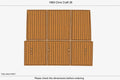 EVA Foam Faux Teak Deck Flooring for Chris Craft 38 (1969)