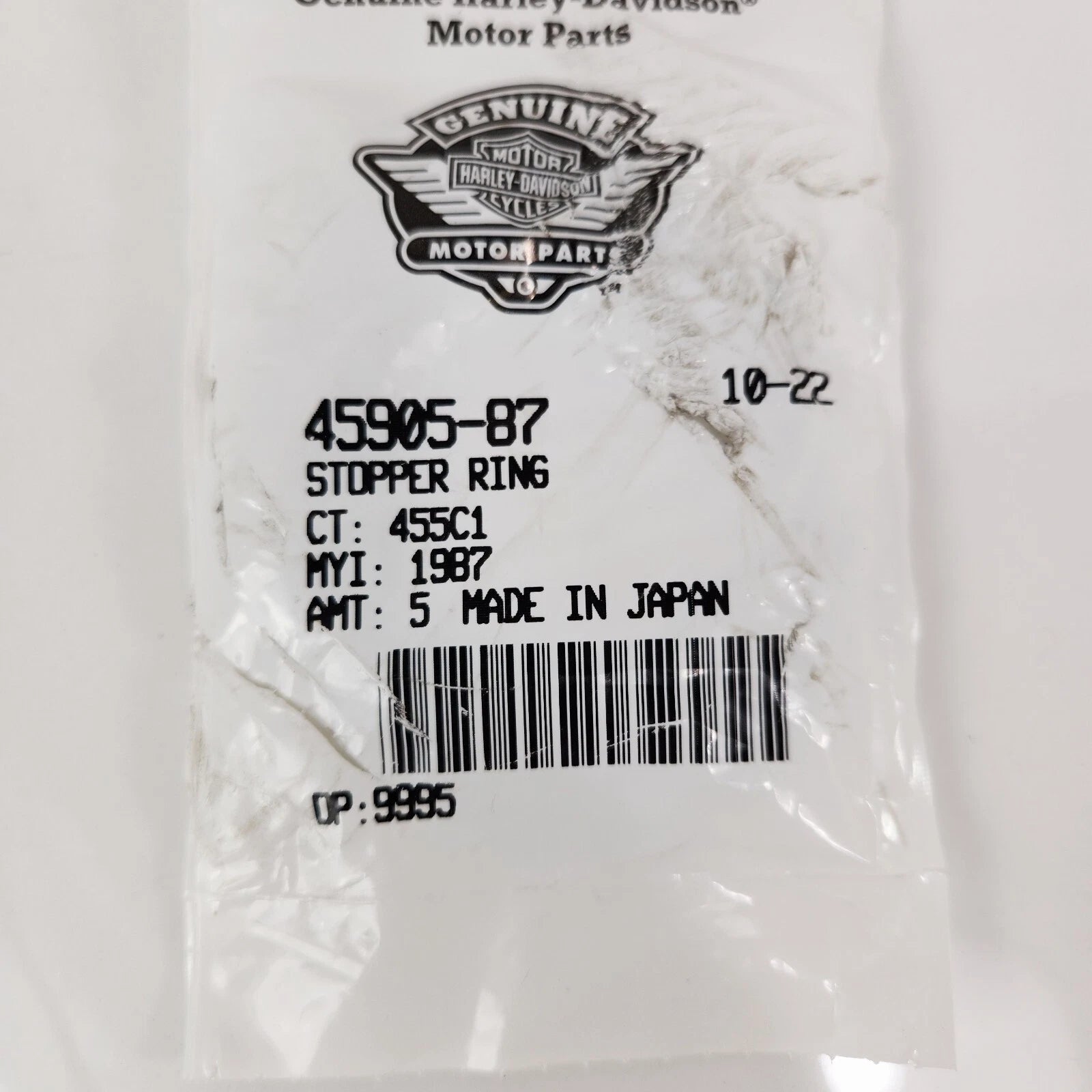 5X Fork Seal Retaining Ring for Harley Davidson (39mm) (45905-87)
