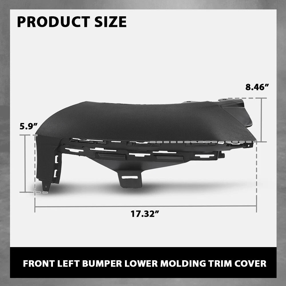 Front Bumper Lower Trim for Mercedes-Benz GLC (2016–2022)