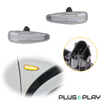 Amber LED Front Side Marker Signal Lights for Mitsubishi Lancer EVO X