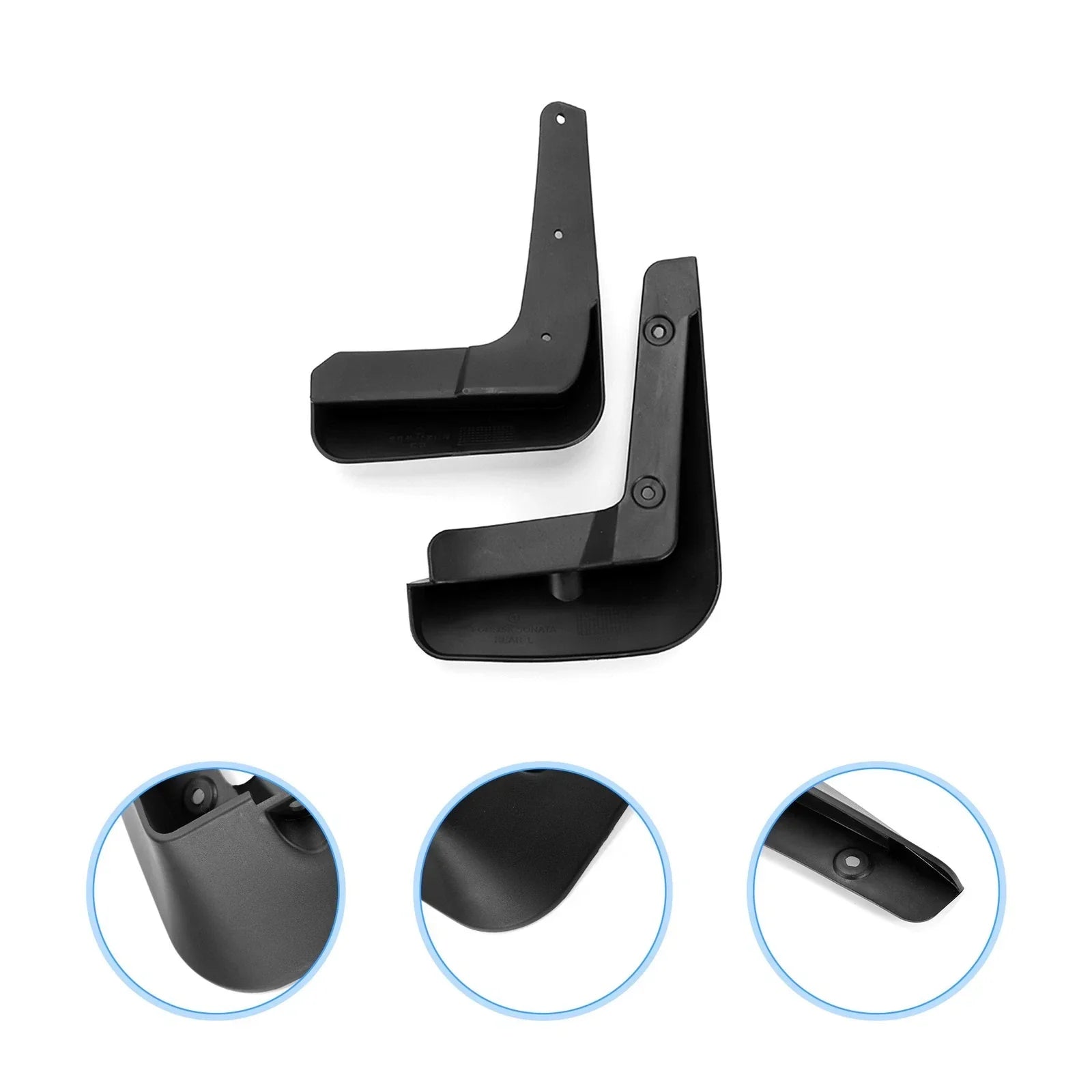 Front & Rear Mud Flap Splash Guards for Hyundai Sonata (2017)