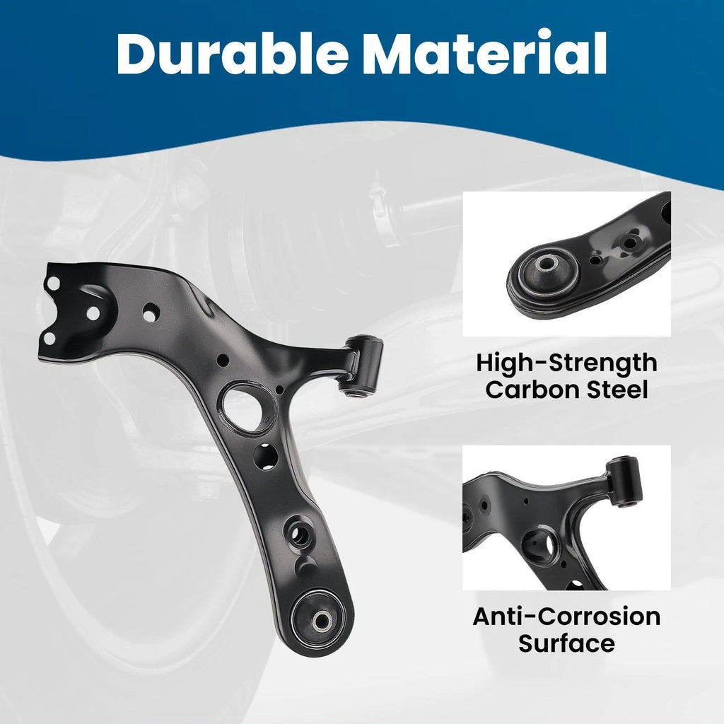 Front Lower Control Arm with Ball Joint and Sway Bar Link for Toyota RAV4 (2006–2018)