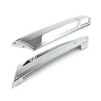 Saddlebag Hinge Covers for Victory Cross Country 2010-2017 Black/Chrome