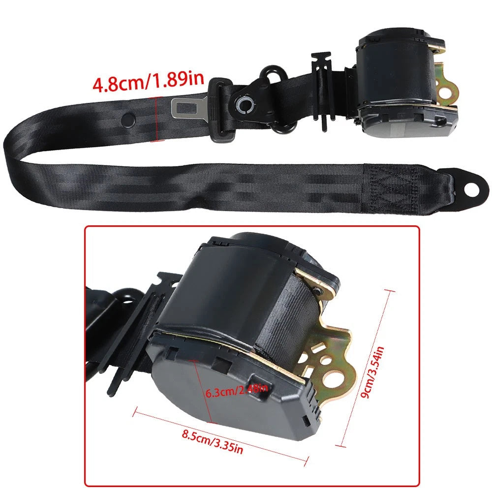 2X 3 Point Retractable Seat Belts for Jeep CJ YJ (1982–1995)