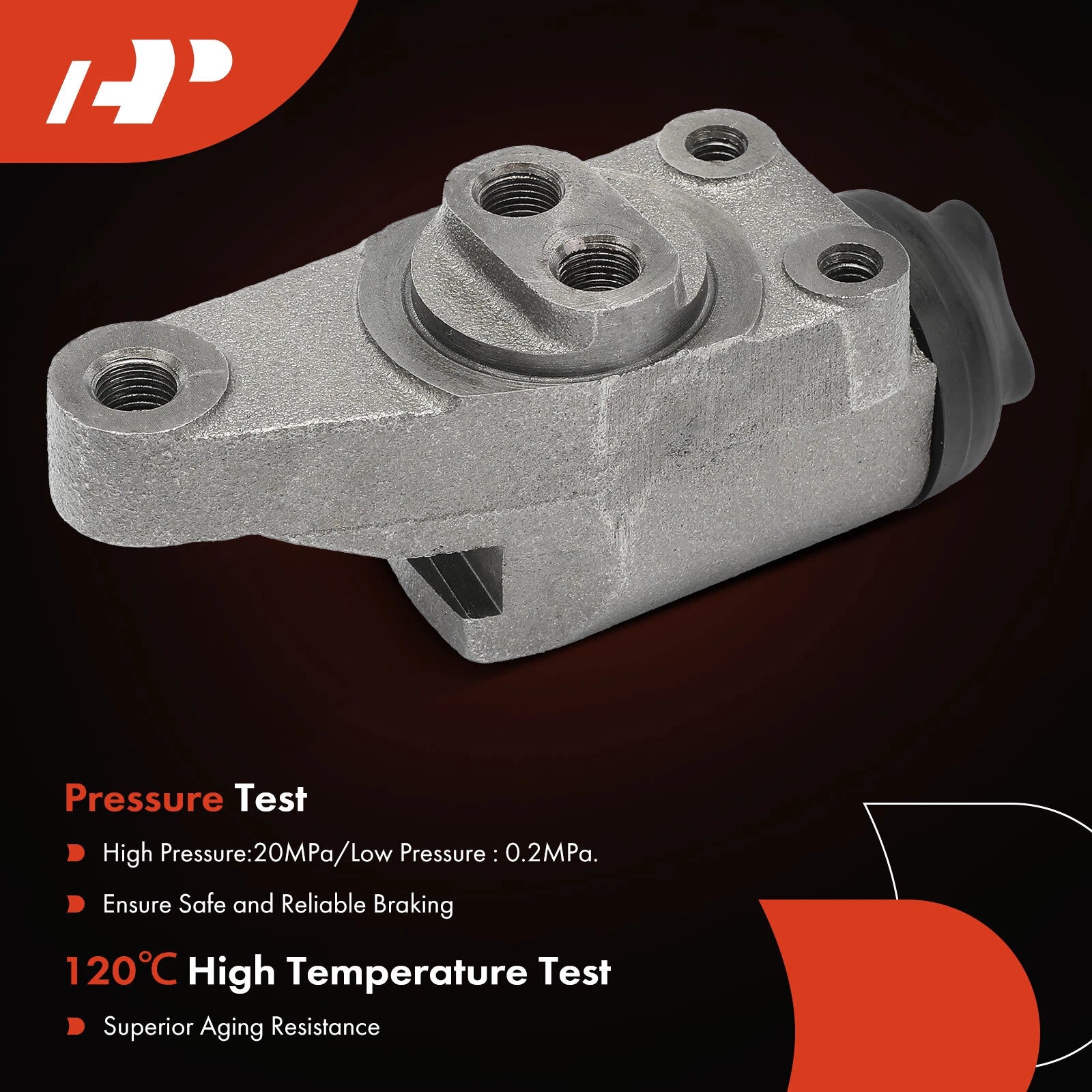Front Right Upper Drum Brake Wheel Cylinder for Ford F-600 F-700