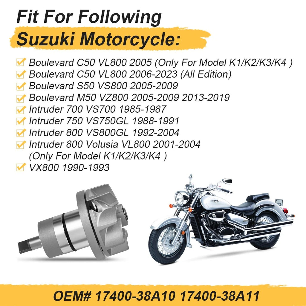 Water Pump Assembly for Suzuki Boulevard C50 M50 S50 VL800 (2005–2018) #17400-38A11 #17400-38A10
