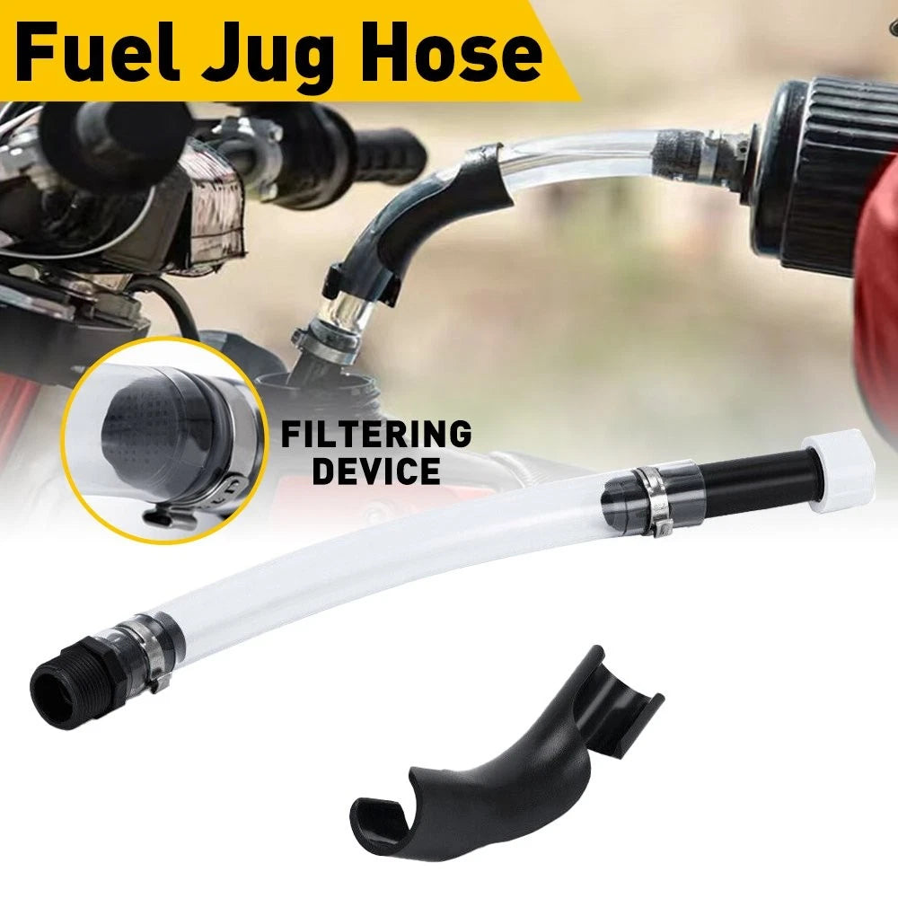 Fuel Jug Gas Can with Deluxe Cap & Filler Hose Kit for VP Racing (14 Gallon)