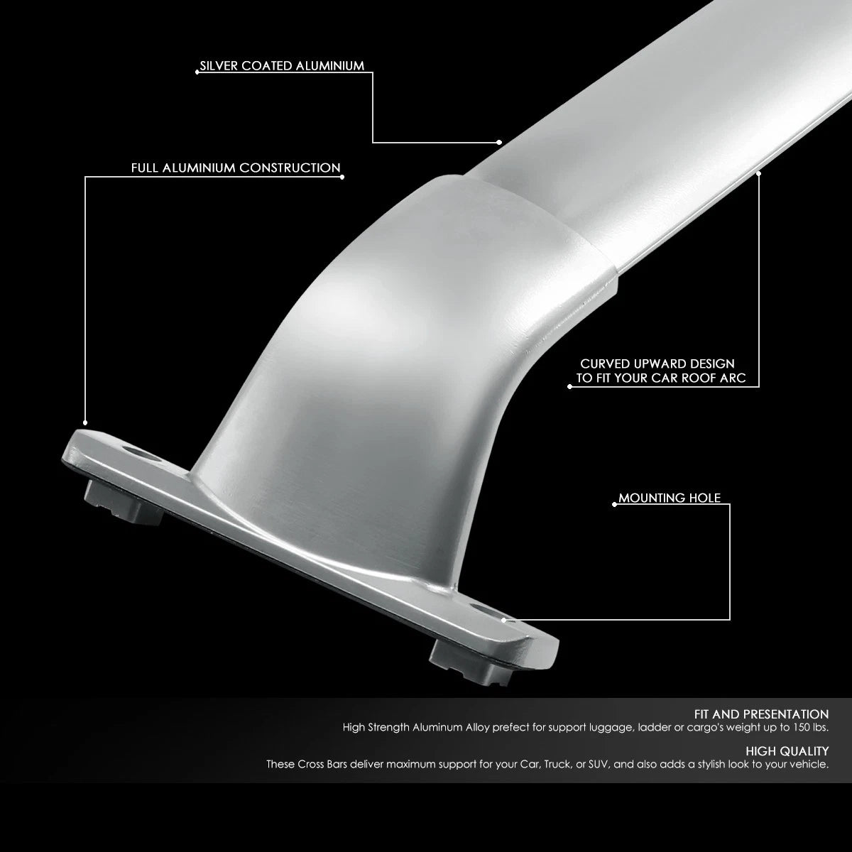 Roof Rack Cross Bar for Infiniti JX35 QX60 (2013–2018)