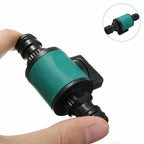 2 Way Garden Hose Connector with Rubber Coating for Comfort