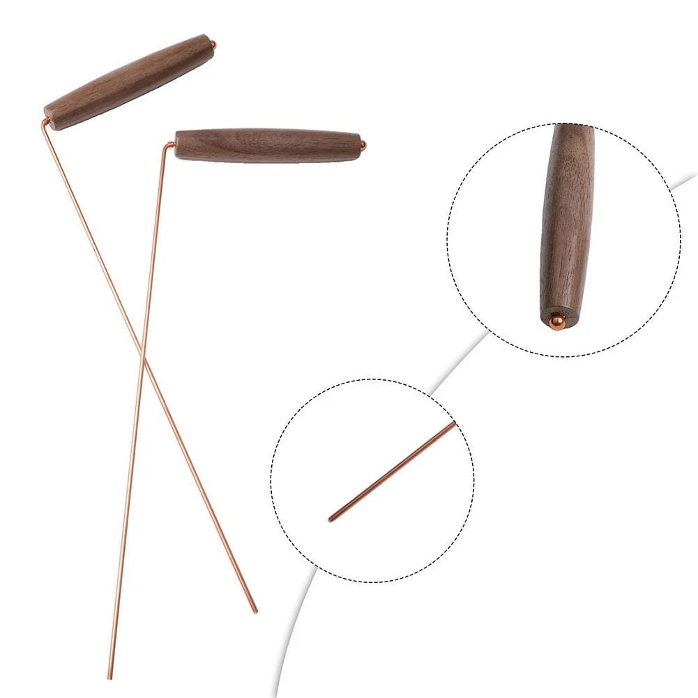 Set of 2 Pure Copper Rods for Enhanced Metal Detection