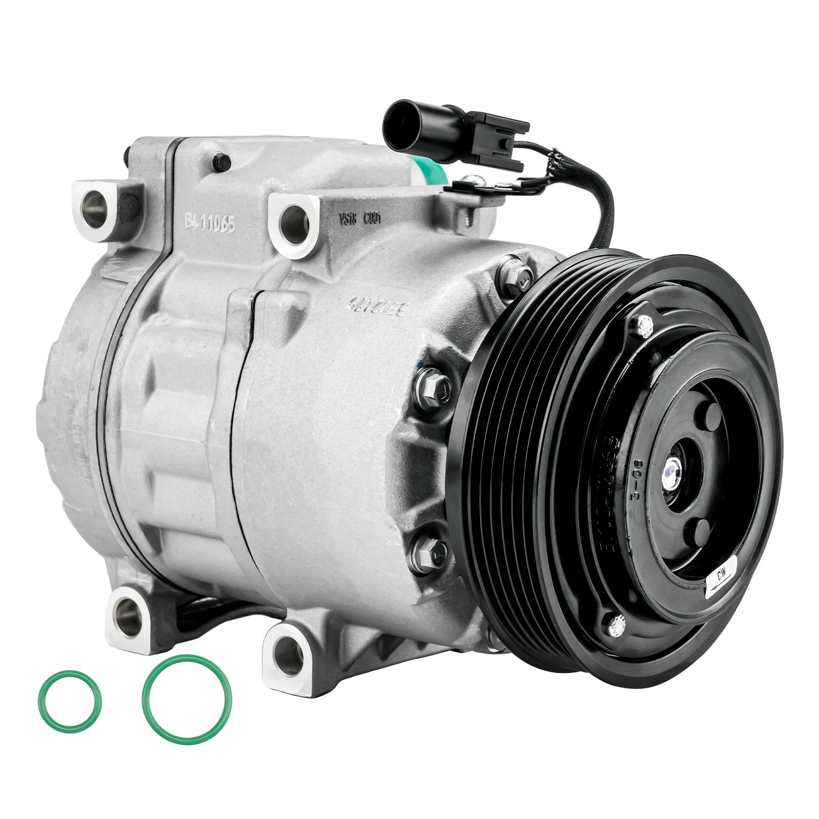 A/C Compressor with Clutch for 2006–2009 Hyundai Sonata 2.4L