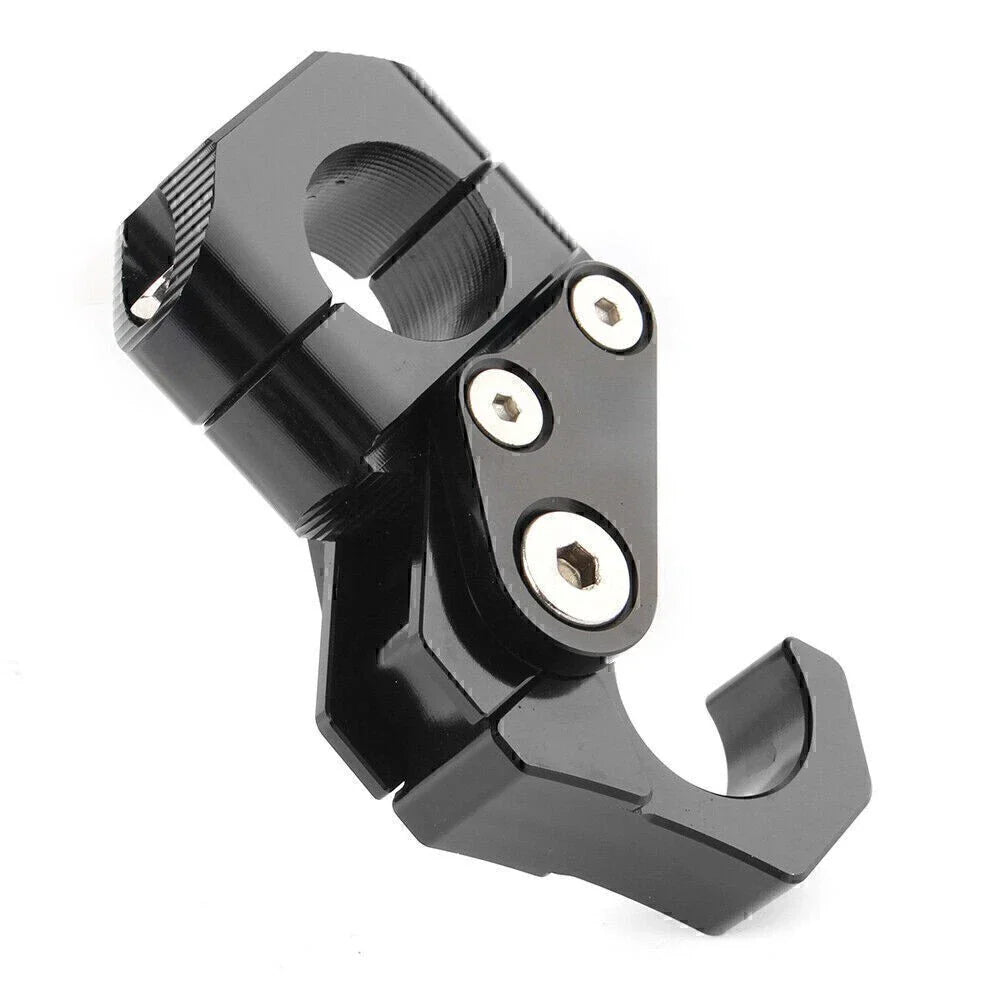 22MM Handlebar Hook Helmet Luggage Bag Hanger for Suzuki Scooter Black