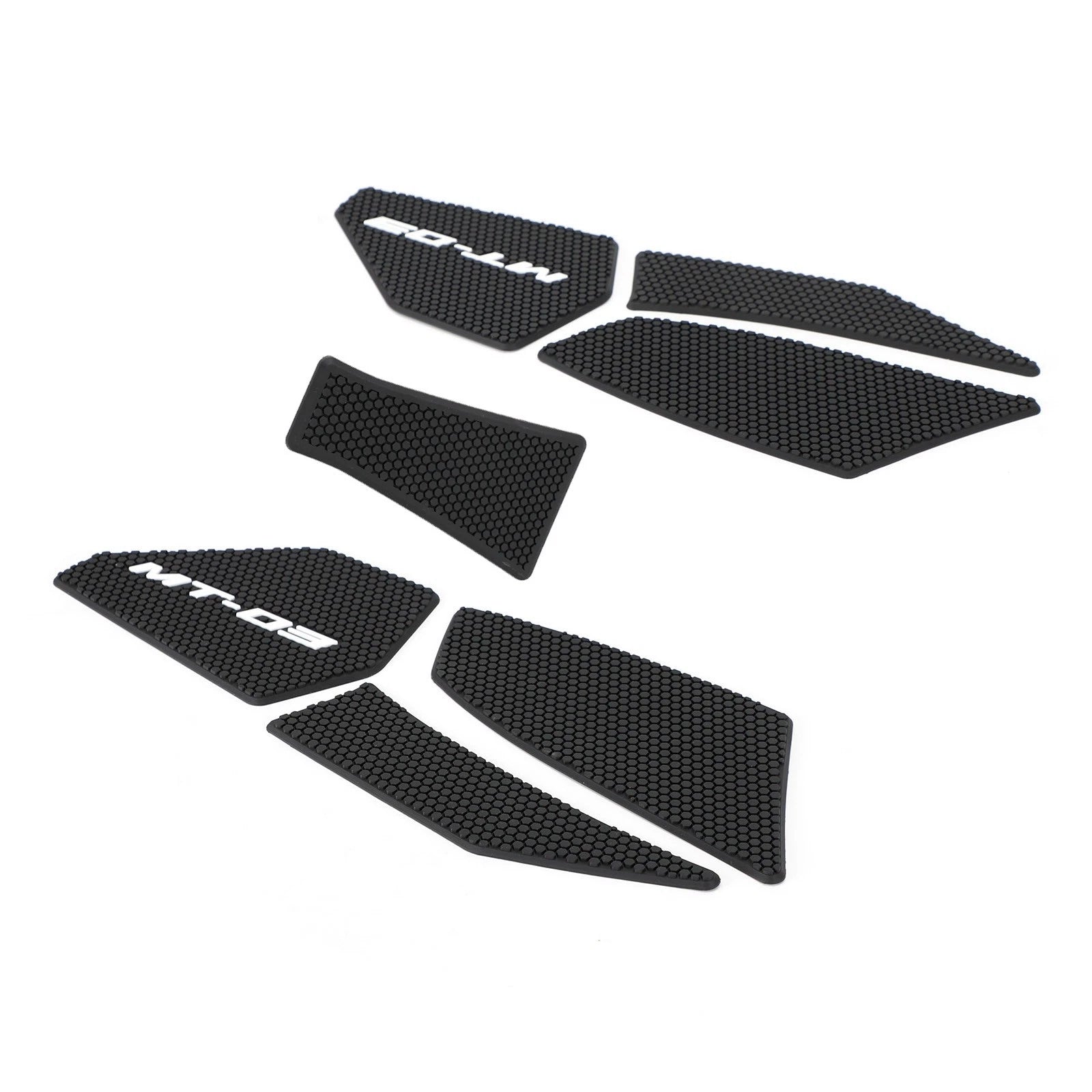 Black Side Tank Pads Grip Protectors for Yamaha MT-03 (2020–2022)