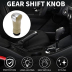 5 Speed Manual Gear Shifter Knob for Nissan Qashqai (2006–2013) Beige Plastic