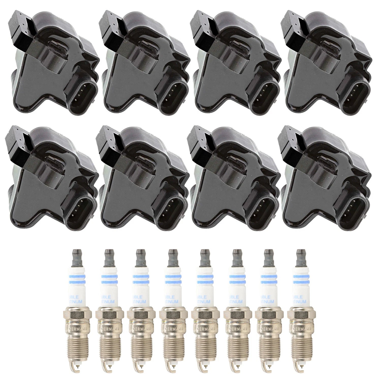 Set of 8 Ignition Coils & Spark Plugs for Suburban 1500 V8