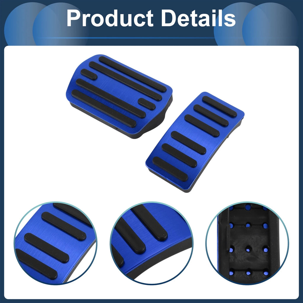 2X Automatic Foot Accelerator Pedal Covers for Ford Edge (2015–2023)