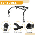 Heater Hose for BMW X1 E84 2.0L (2011–2017) No. 17127639027 Rubber Black