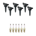 Set of 6 Ignition Coils & NGK Spark Plugs for Toyota Avalon ES300 Camry (1997–2001)