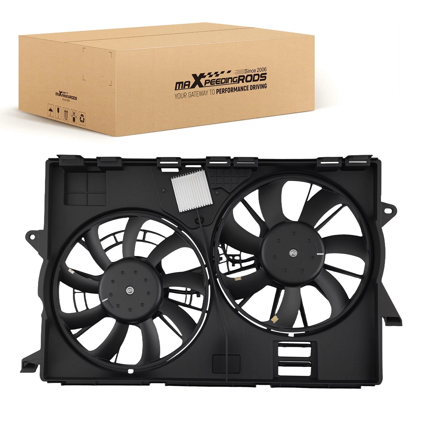 Radiator Cooling Fan for Jeep Cherokee (2014–2023) 240W Direct Fit