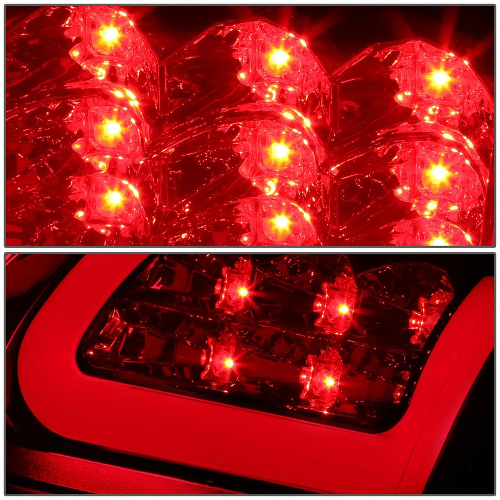 LED C-Tube Tail Brake Light Lamps Smoked for Dodge Ram 1500 2500 3500 (1994–2002)