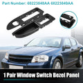 2X Front Left & Right Door Window Switch Bezel for Dodge Avenger (2011–2014)