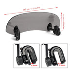 Adjustable Clip On Windshield Extension Spoiler for Motorcycle