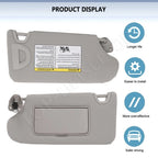 Left Tan Sun Visor with Lamp for Nissan Murano (2006–2008)