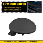 Front Bumper Tow Hook Cover for Tesla Model S (2021–2023) 1564688-00-A Black