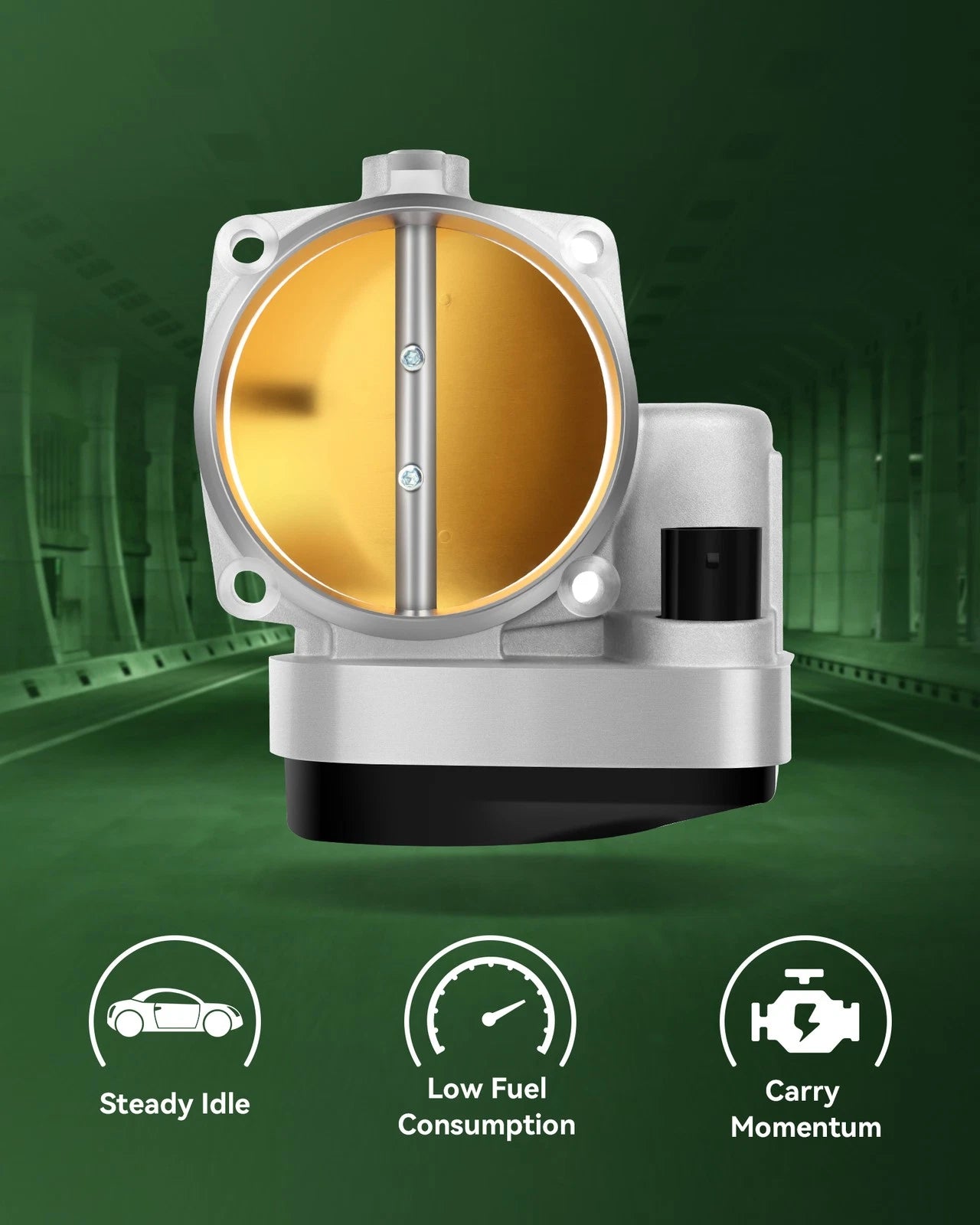 90mm Enlarged Throttle Body for Dodge Ram Chrysler Jeep 5.7L 6.1L 6.4L (2003–2012)