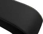 Leather Console Lid Pull Over Cover for Infiniti FX35 (2003–2005) Beige Stitch