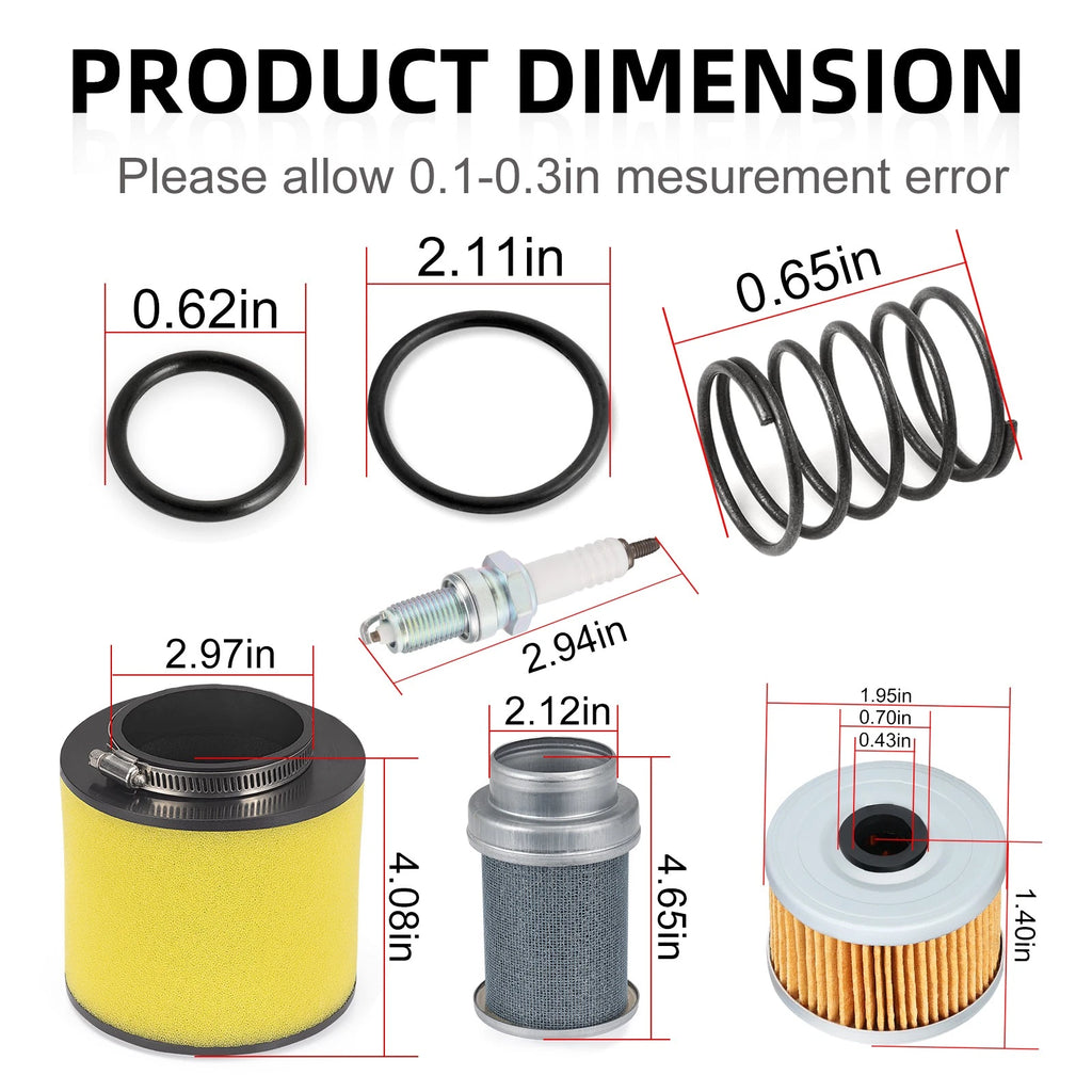 Air Oil Filter for Honda Foreman 450 TRX450ES TRX450S (1998–2001)