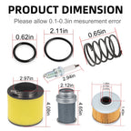 Air Oil Filter for Honda Foreman 450 TRX450ES TRX450S (1998–2001)