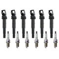 Set of 6 Ignition Coils & NGK G-Power Spark Plugs for BMW E46 E39 E83 E53 E85