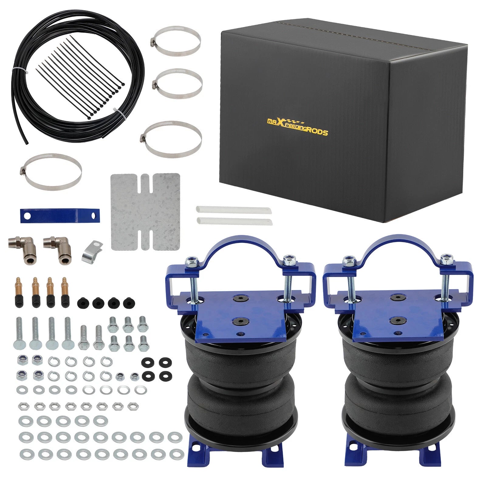 Air Suspension Kit with Wireless Compressor for Silverado 2500HD 3500HD (2001-2010)