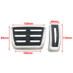 Stainless Steel Brake Gas Pedal Covers for Audi A4 A5 A6 A7 A8 Q3 Q5 (2008-2023)