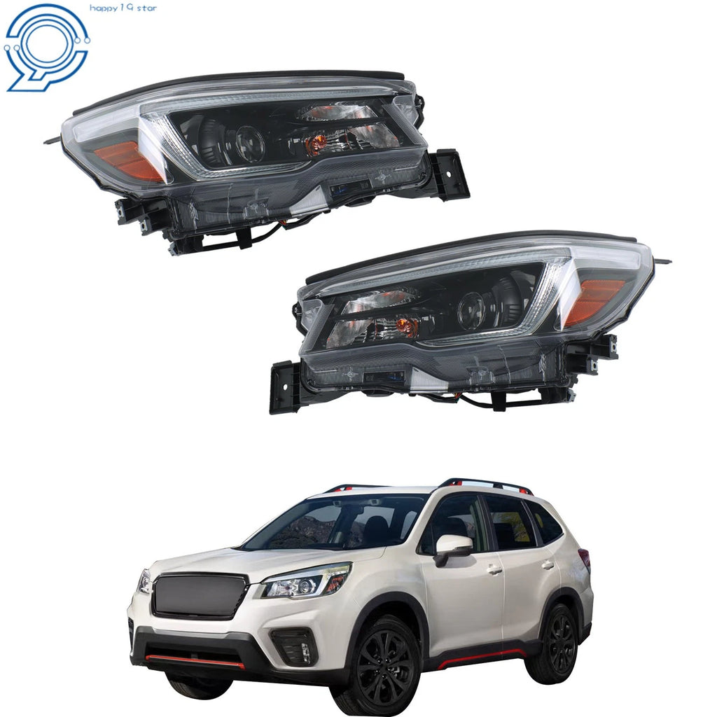 Set of 2 LED Headlight Assemblies for Subaru Forester (2019-2021)