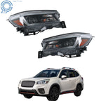 Set of 2 LED Headlight Assemblies for Subaru Forester (2019-2021)