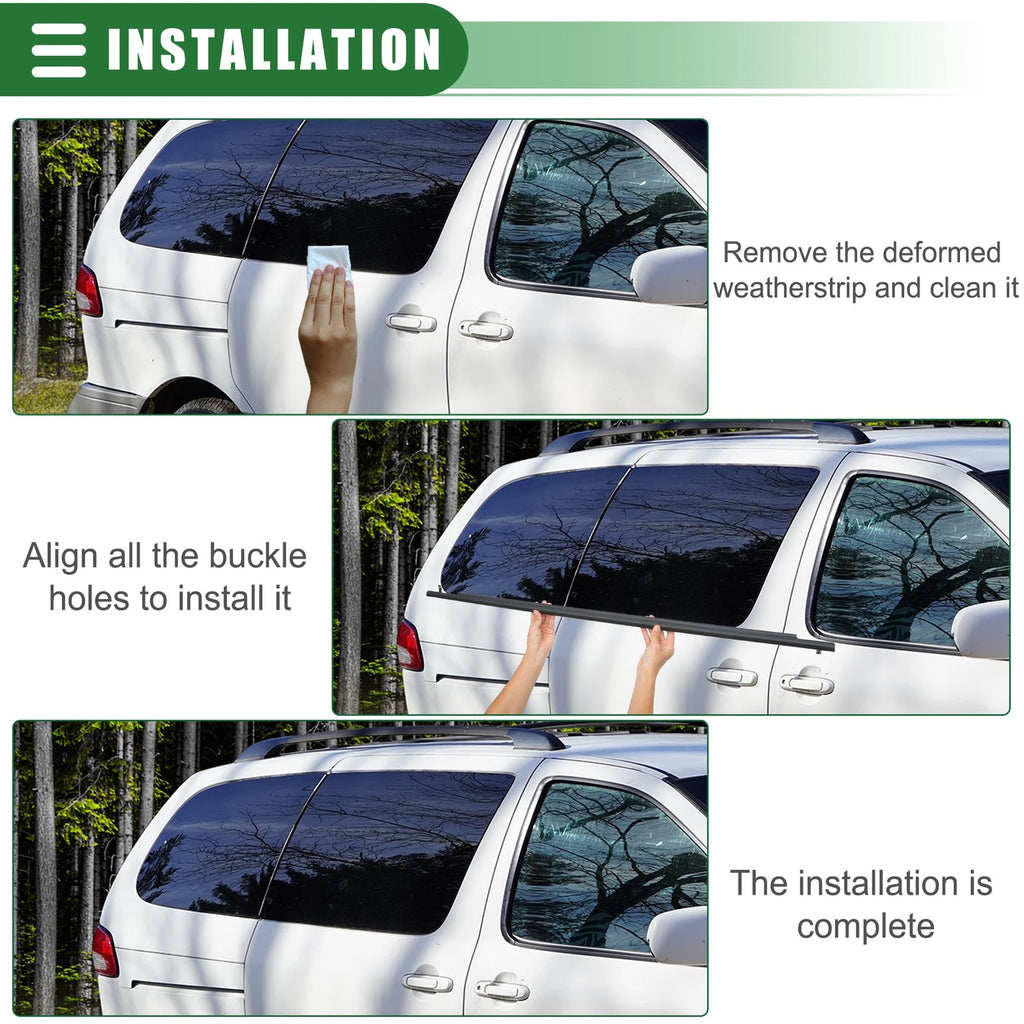 Rear Right Door Window Belt Weatherstrip for Toyota Sienna (2004–2010)