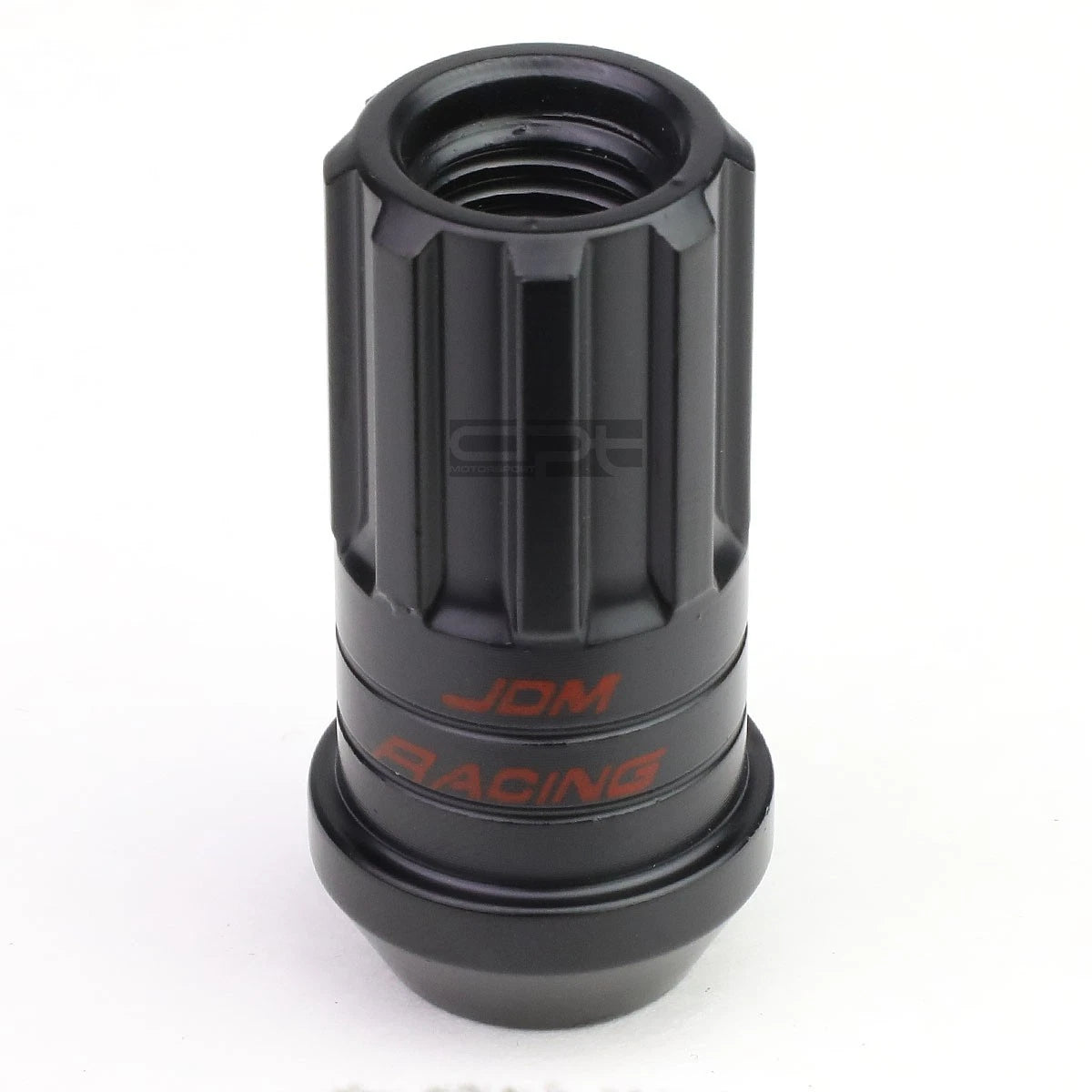 Open-End Aluminum Black Lug Nuts Set of 4 + Key + Adapter M12x1.5 (2010–2023)