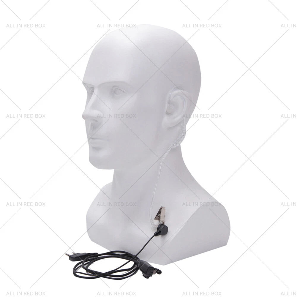Covert Acoustic Tube Earpiece Headset Mic for Baofeng Kenwood UV-5R (2010–2023)