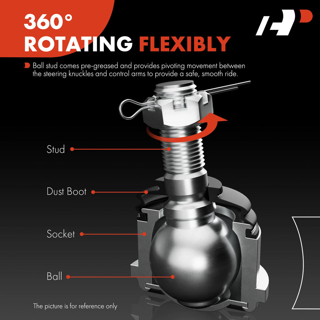 2X Front Lower Side Ball Joint for Chevrolet Buick Oldsmobile Pontiac