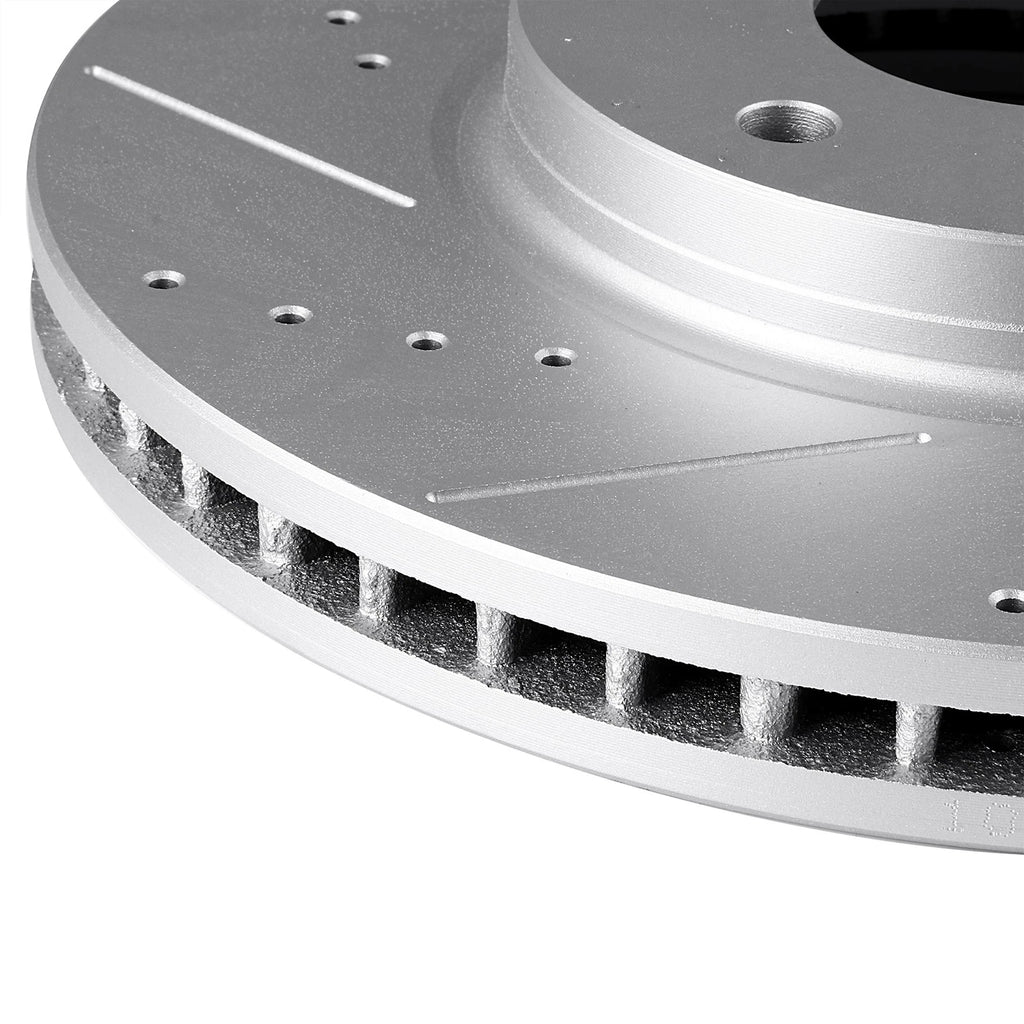 Front Brake Disc Rotors and Ceramic Pads Kit for Nissan Pathfinder (2016)