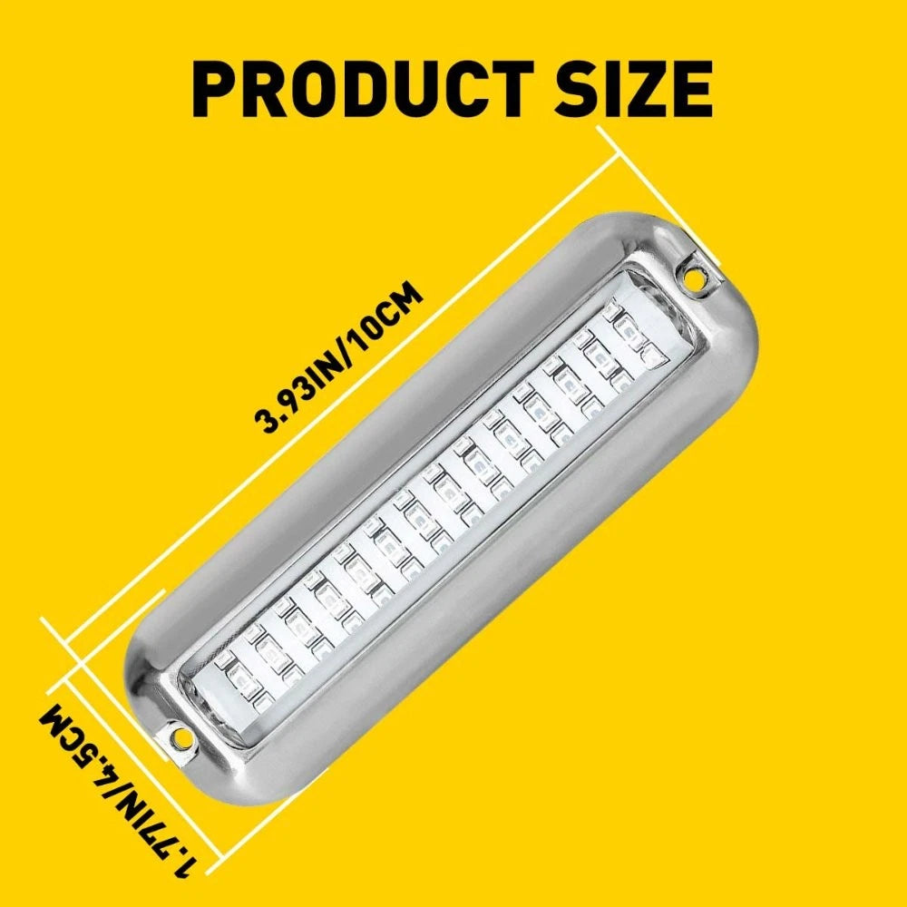 Underwater Marine Transom Lights for Pontoon (316 Stainless Steel)