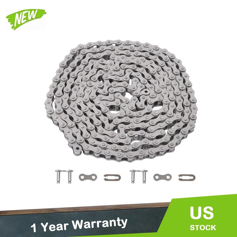Roller Chain Set of 10 Feet with 2 Connecting Links