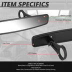 Universal UTV Rearview Mirror Clamp for Roll Cage Bar 1.75/2"
