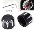 Chrome Axle Front Cap Nut Cover for Harley Softail Dyna Touring (2002–2011)