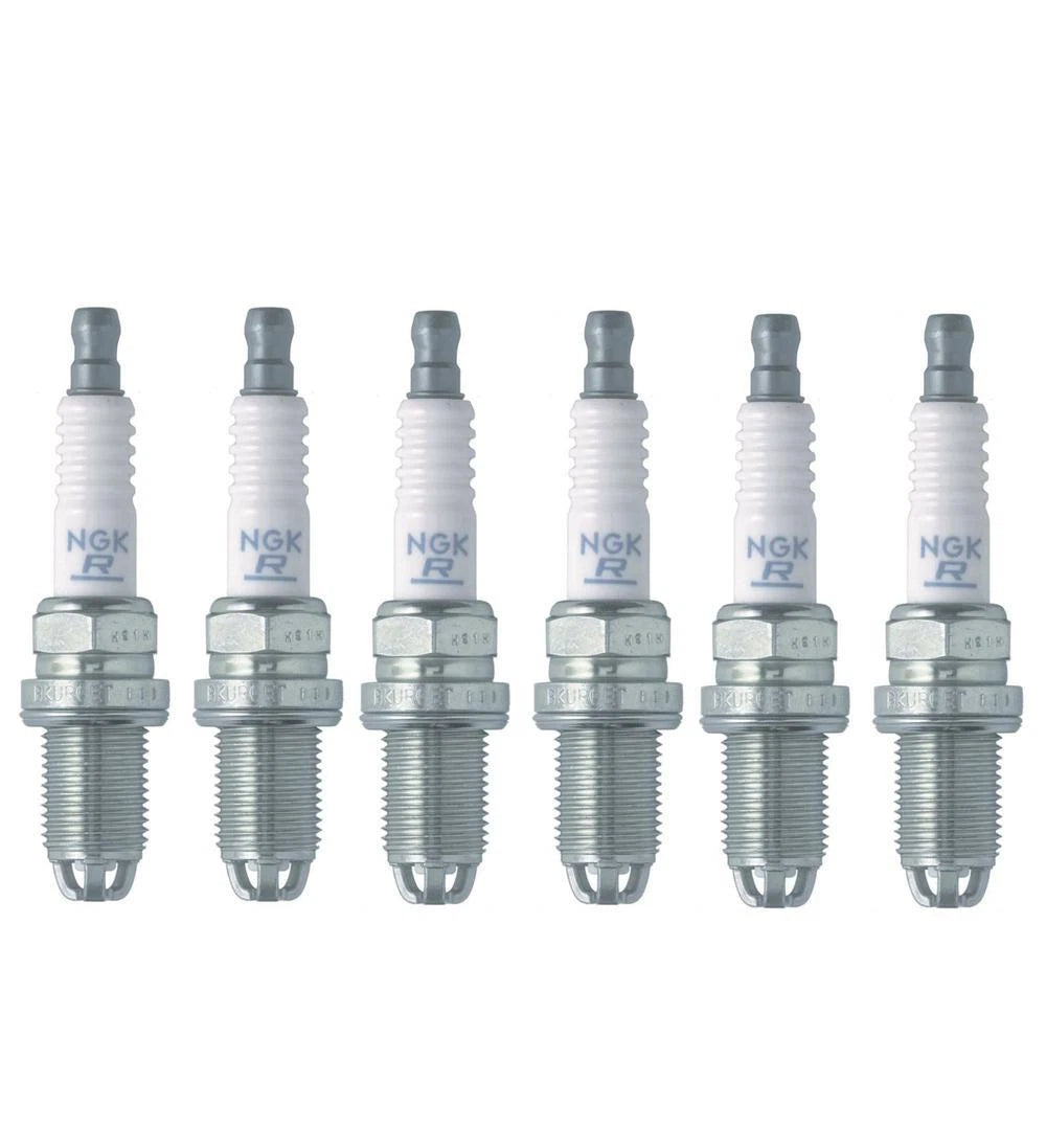 Set of 6 NGK Multi-Ground Spark Plugs (Gap 0.040) for