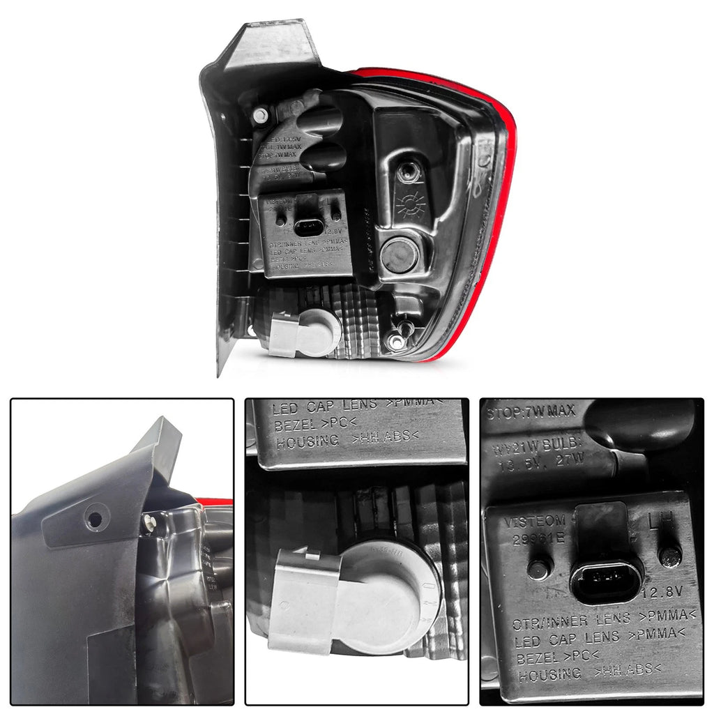 LED Left Driver Side Outer Tail Light Assembly for Dodge Journey (2011-2020)