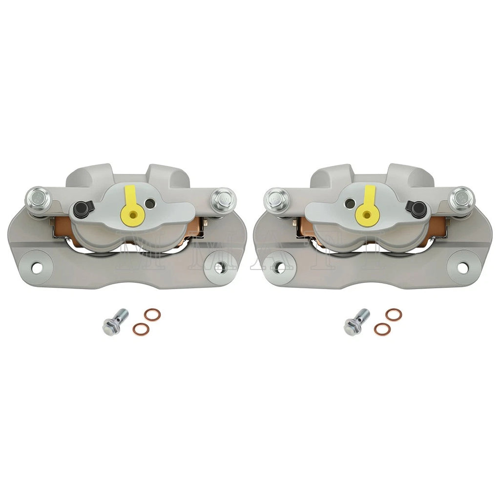 Front Brake Calipers & Pads for Yamaha YXE10 Wolverine RMAX2 RMAX4 1000 (2021–2024)